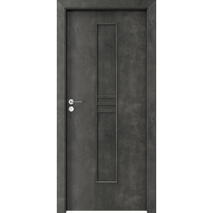 Porta STYL 1 s plnou doskou Betón Tmavý 